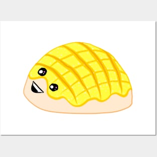 Hong Kong Pineapple Bun Melon Pan - Cartoon style Posters and Art